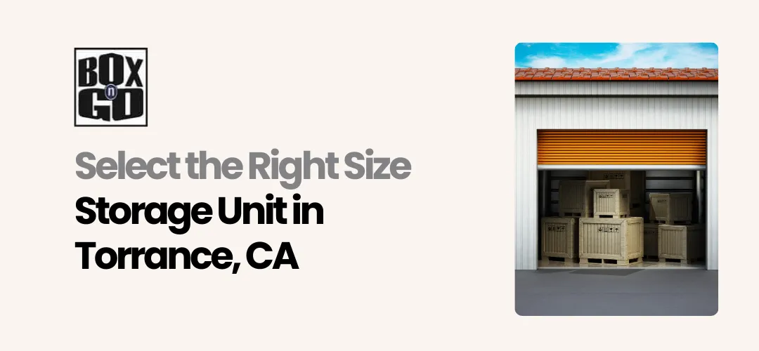 Storage Unit Torrance CA